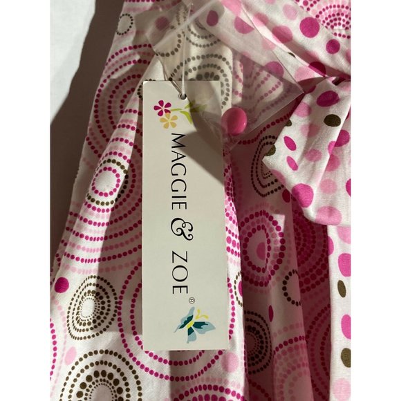 Maggie & Zoe Geometric Pattern Sleeveless Ruffled Dress Size 24 Months - Picture 3 of 6